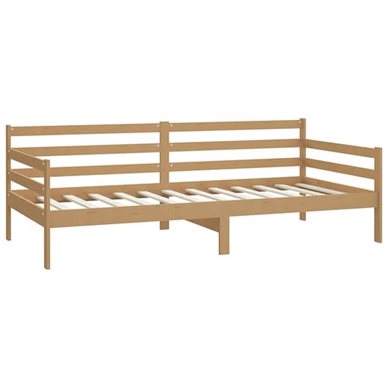 Tatiana Solid Pinewood Single Day Bed In Honey Brown_4