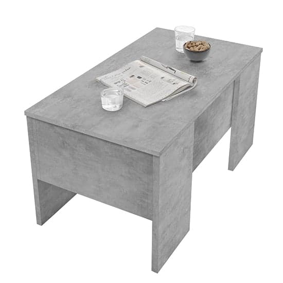 Taze Lift-Up Storage Coffee Table In Cement Effect_3