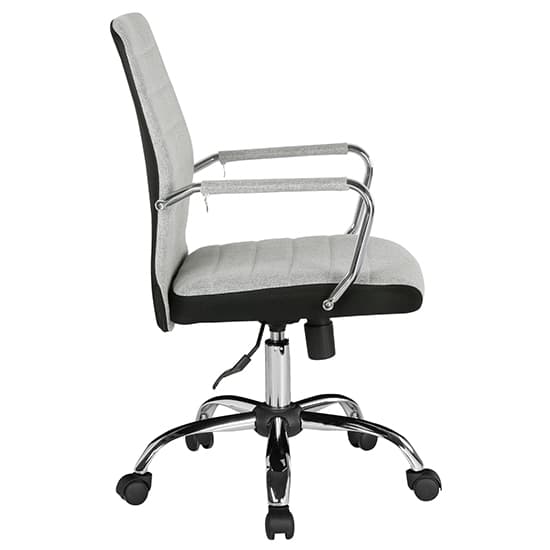 Tempo High Back Fabric Home And Office Chair In Grey_2