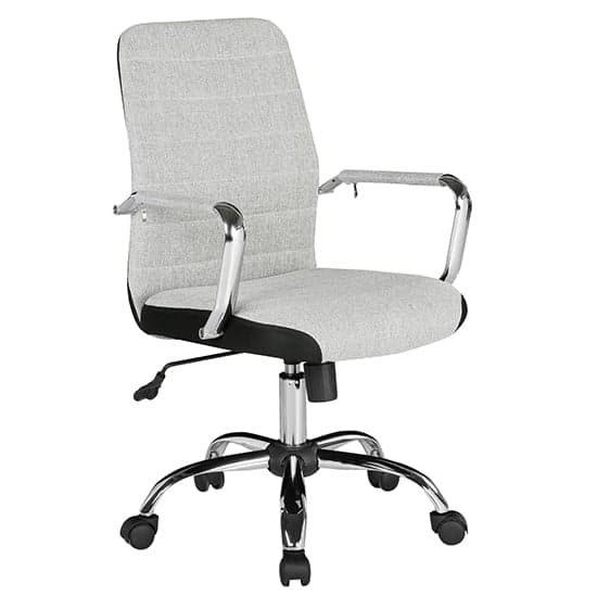 Tempo High Back Fabric Home And Office Chair In Grey_1