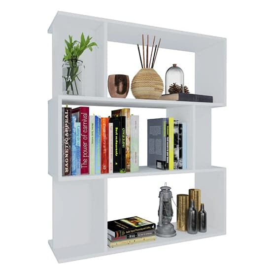 Tenley Wooden Bookcase And Room Divider In White_3
