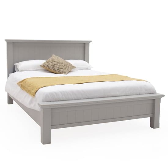 Ternary Wooden King Size Bed In Grey_2