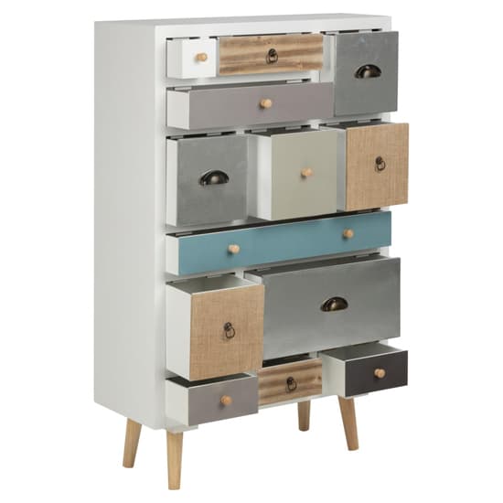 Thaws Wooden Chest Of 13 Drawers In Multicolored_3