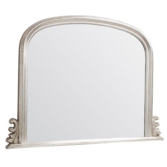 Thorne Rectangular Overmantle Mirror In Silver Frame_2