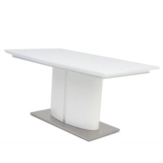 Falstone Extending Dining Table Rectangular In White High Gloss_4
