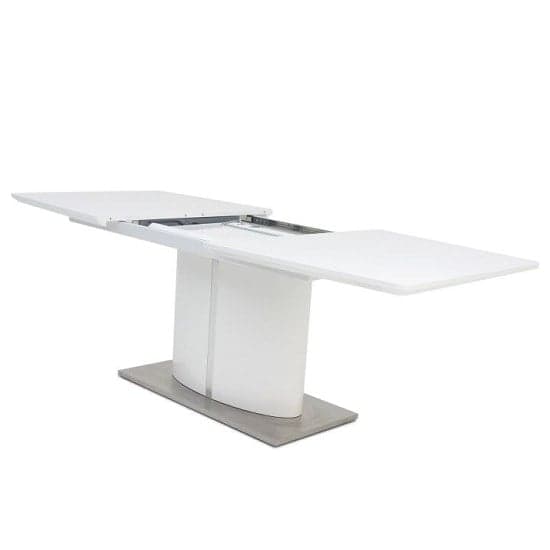 Falstone Extending Dining Table Rectangular In White High Gloss_2