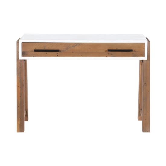 Timmins Wooden Home Office Laptop Desk In White And Oak_3