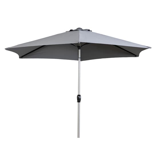 Titusville Polyester Fabric Parasol In Grey_3