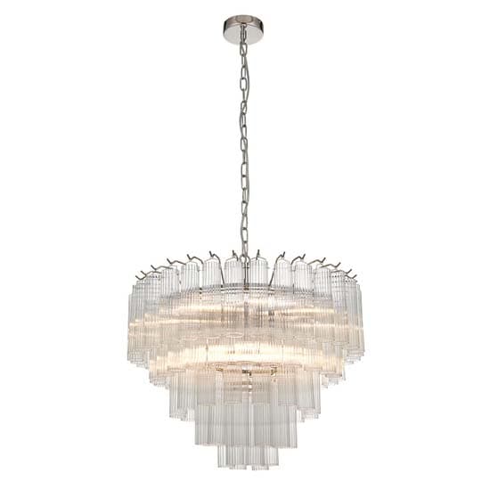 Toulon 12 Lights Ceiling Pendant Light In Polished Nickel_6