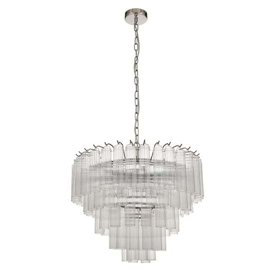 Toulon 12 Lights Ceiling Pendant Light In Polished Nickel_7