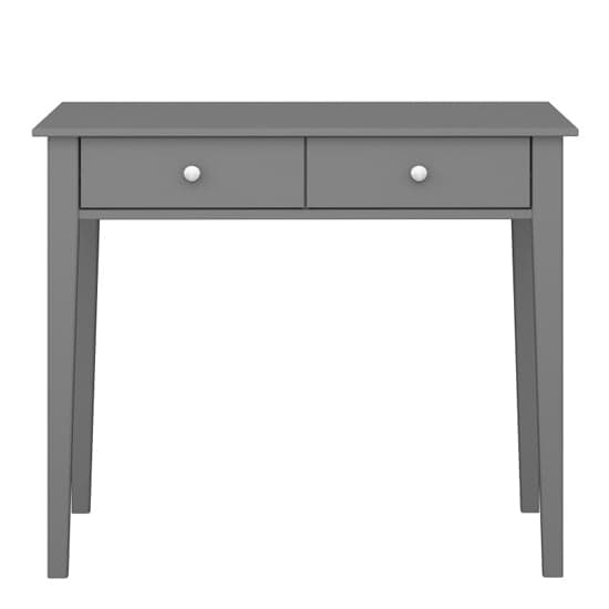 Trams Wooden Laptop Desk With 2 Drawers In Grey_2