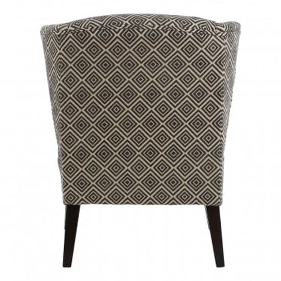 Trento Wing Back Fabric Accent Chair In Black And White_4