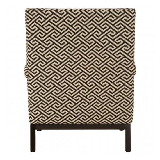 Trento Upholstered Fabric Armchair In Beige And Black_3