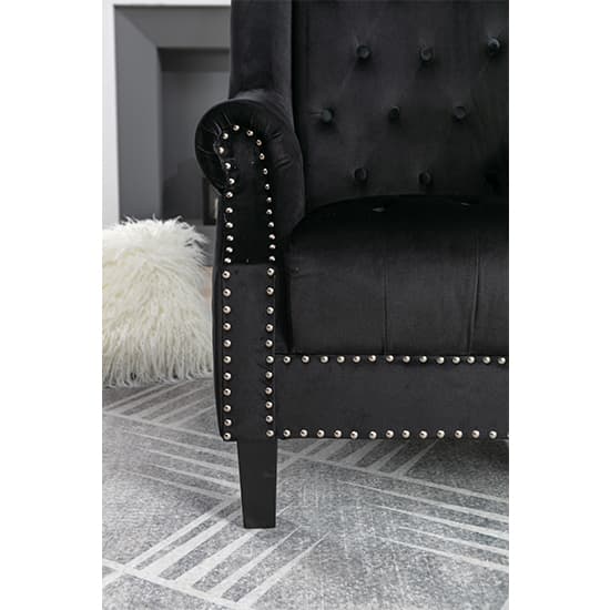 Trento Tall Upholstered Velvet Porter Chair In Black_12