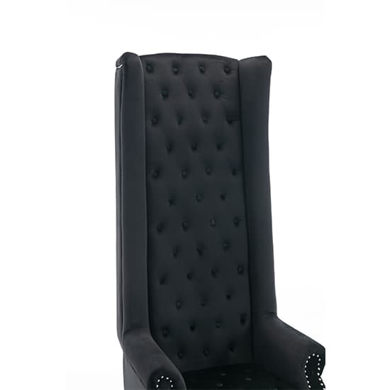 Trento Tall Upholstered Velvet Porter Chair In Black_16