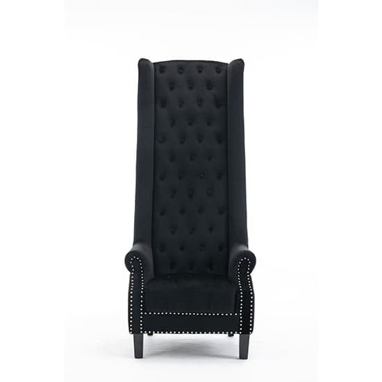 Trento Tall Upholstered Velvet Porter Chair In Black_7