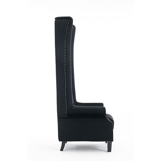 Trento Tall Upholstered Velvet Porter Chair In Black_9