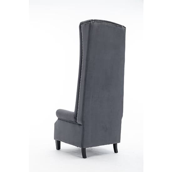 Trento Tall Upholstered Velvet Porter Chair In Grey_10