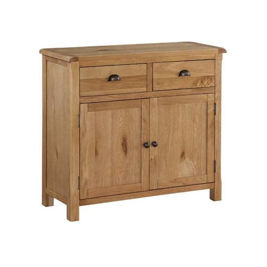 Trevino Sideboard In Oak With 2 Doors And 2 Drawers_2