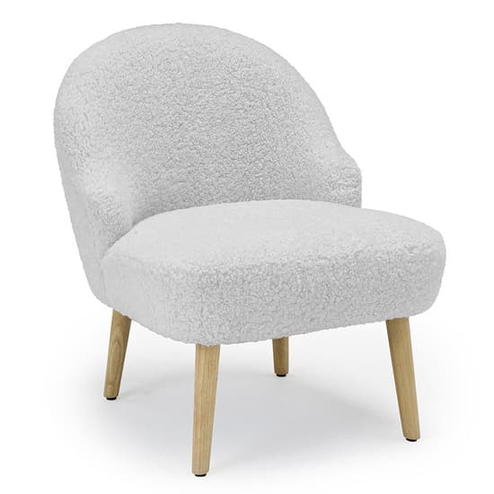 Trevor Boucle Fabric Accent Chair In Grey_3
