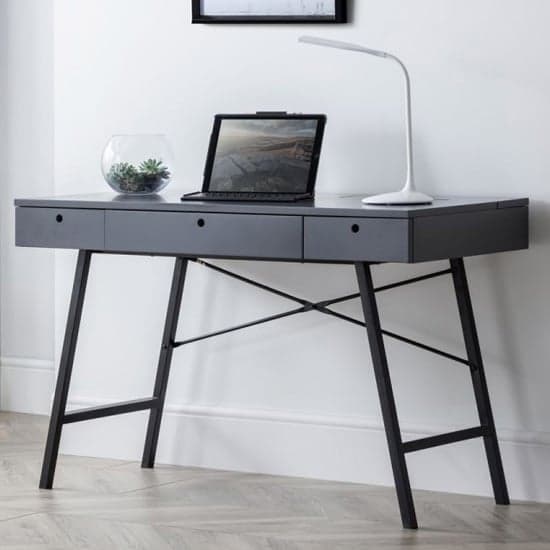 Taliessa Wooden Laptop Desk In Grey_1