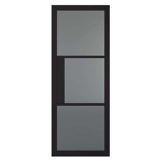 Tribeca Tinted Glazed 1981mm x 686mm Internal Door In Black_2