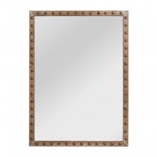Tribes Rectangular Wall Bedroom Mirror In Natural Frame_1