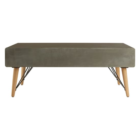 Trigona Natural Wooden Coffee Table With Black Metal Frame_6