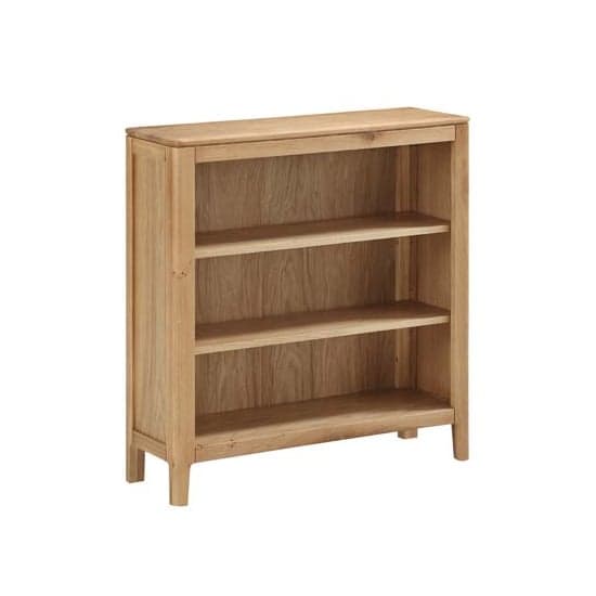 Trimble Low Bookcase In Oak With 2 Shelves_2