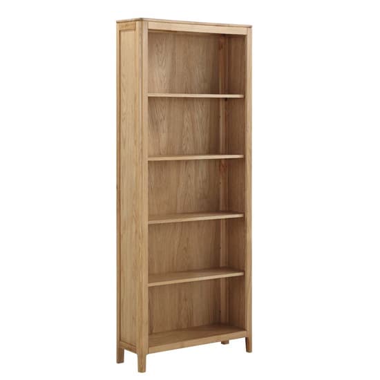 Trimble Tall Bookcase In Oak With 4 Shelves_2