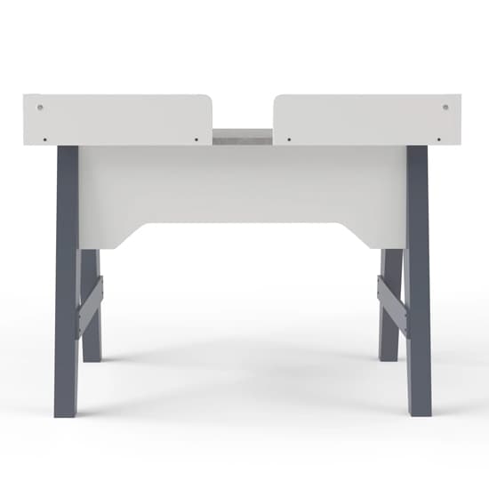 Trouton Faux Marble Top Laptop Desk With Wooden Legs In Grey_5
