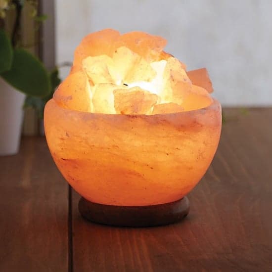 Trox Bowl Design Salt Table Lamp In Orange_1