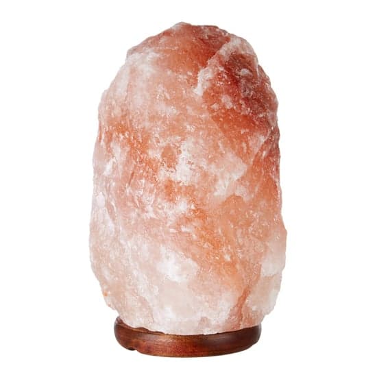 Trox Natural Stone Design Salt Medium Table Lamp In Orange_2