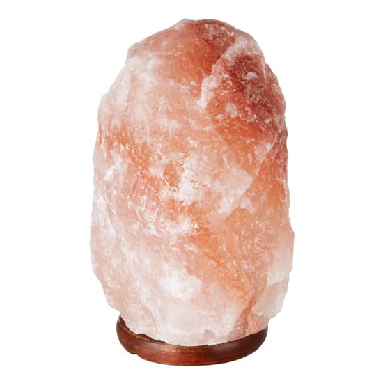 Trox Natural Stone Design Salt Medium Table Lamp In Orange_3