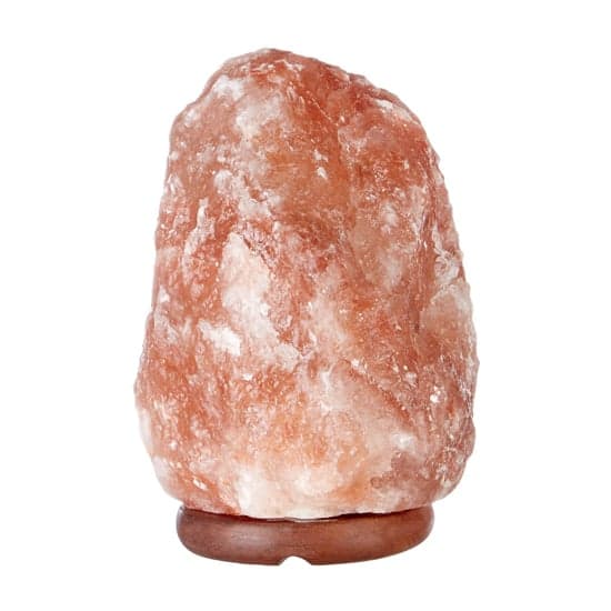 Trox Natural Stone Design Salt Table Lamp In Orange_2