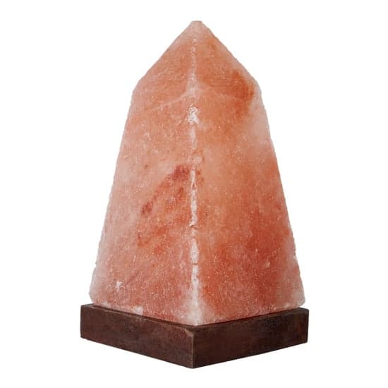 Trox Obelisk Design Salt Table Lamp In Orange_2
