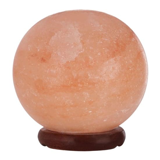 Trox Orb Design Salt Table Lamp In Orange_2