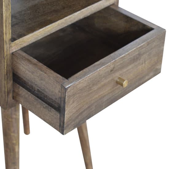 Tufa Wooden Petite Bedside Cabinet In Grey Washed_3