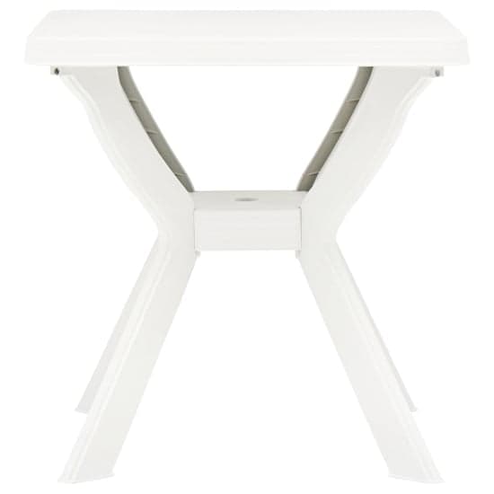 Turlock Square Plastic Bistro Table In White_2