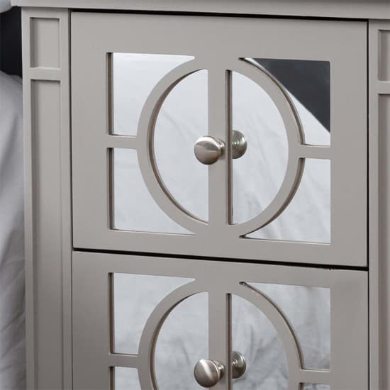 Tyler Mirrored Bedside Cabinet With 2 Drawers In Grey_3