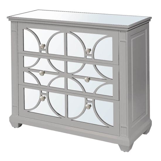 Tyler Mirrored Chest Of 3 Drawers In Grey_2