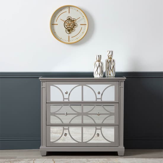 Tyler Mirrored Chest Of 3 Drawers In Grey_5