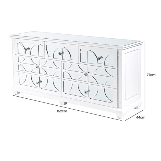 Tyler Mirrored Chest Of 7 Drawers In Washed White_6