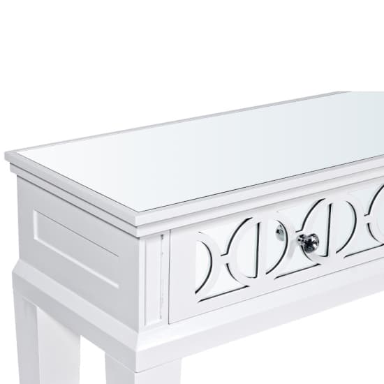 Tyler Mirrored Console Table With 2 Drawers In Washed White_6