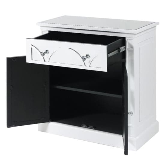 Tyler Mirrored Sideboard With 2 Doors 1 Drawer In Washed White_3