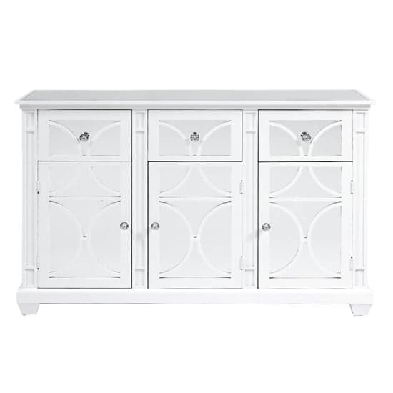 Tyler Mirrored Sideboard With 3 Doors 3 Drawers In Washed White_2