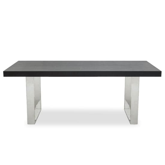 Ulmos Wooden Dining Table With U-Shaped Base In Black_2