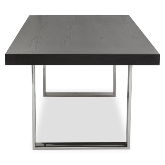 Ulmos Wooden Dining Table With U-Shaped Base In Black_3