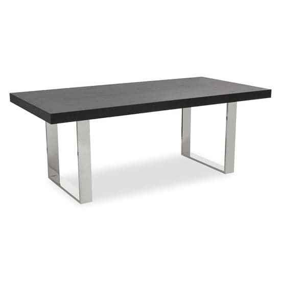 Ulmos Wooden Dining Table With U-Shaped Base In Black_1