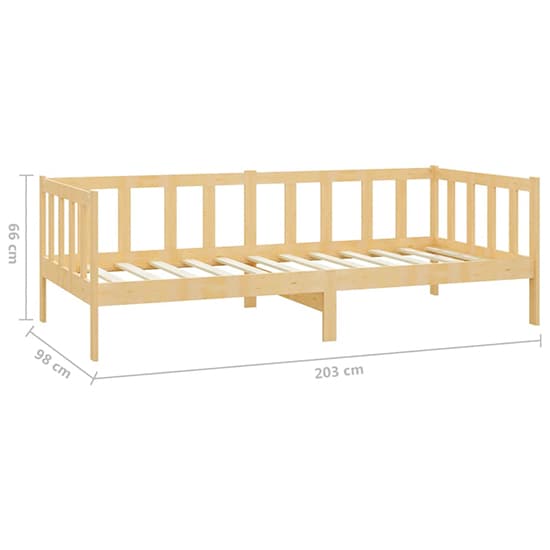 Umeko Solid Pinewood Single Day Bed In Natural_6